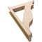Ekena Millwork 5 1/2-in W x 22-in D x 34-in H Funston Trad Rough Cedar Woodgrain TimberThane Outlooker, Primed Tan OUTUR055X22X34FST04RCPR - alternate 2